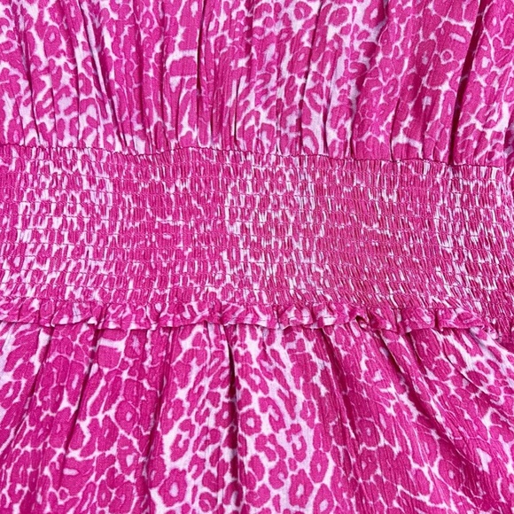 NWOT RAILS Karla Leopard Print Mini Dress in Magenta Cheetah - Picture 10 of 15